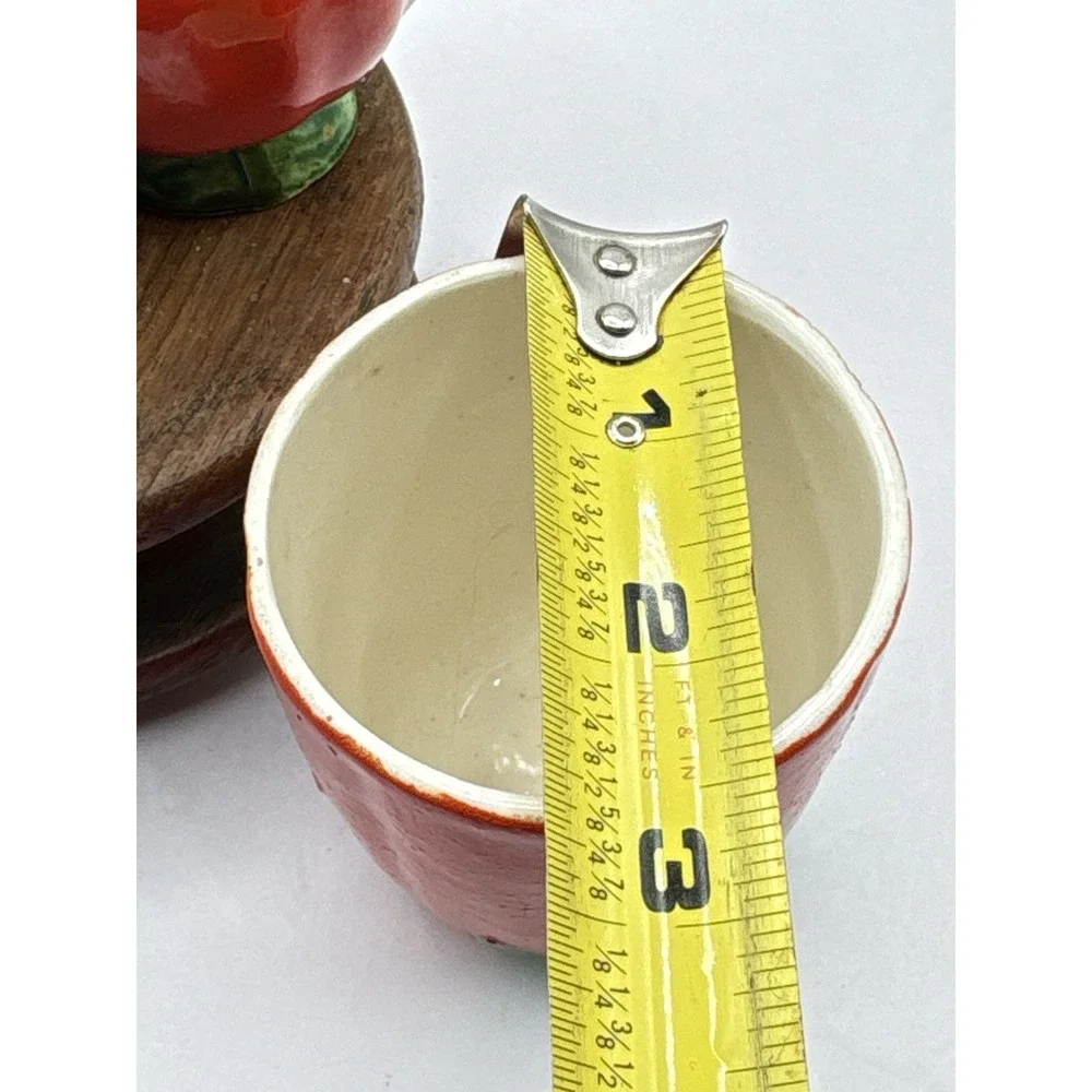 Vintage Tomato Salt & Pepper Toothpick Holder Made In Japan Vegetable Kitchen